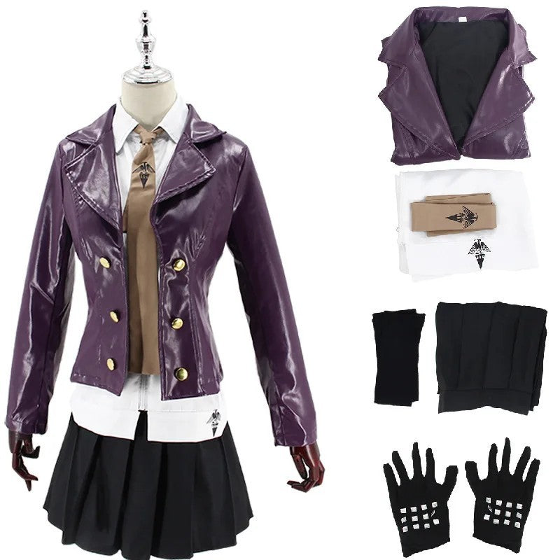 Danganronpa Kirigiri Kyoko Cosplay Costume Full Set Halloween Outfit Anime Merch