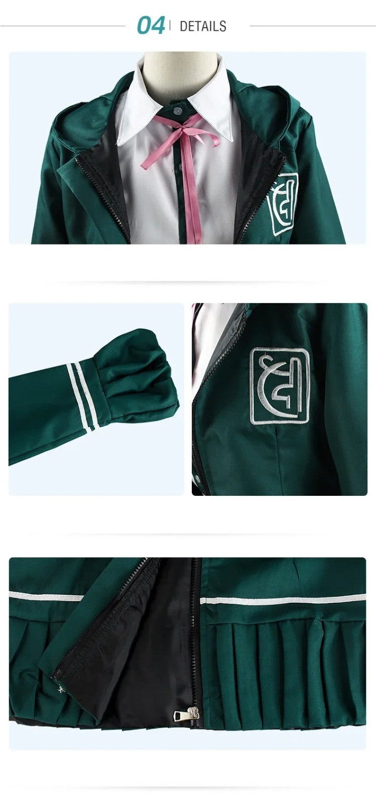 Danganronpa 2 Chiaki Nanami Cosplay Costume Full Set Halloween Outfit Anime