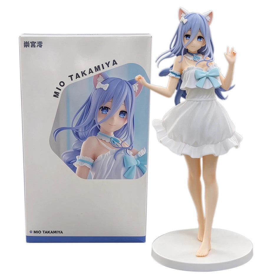 Date A Live Mio Takamiya 20cm Anime Action Figure Boxed Model Statue Gift Merch