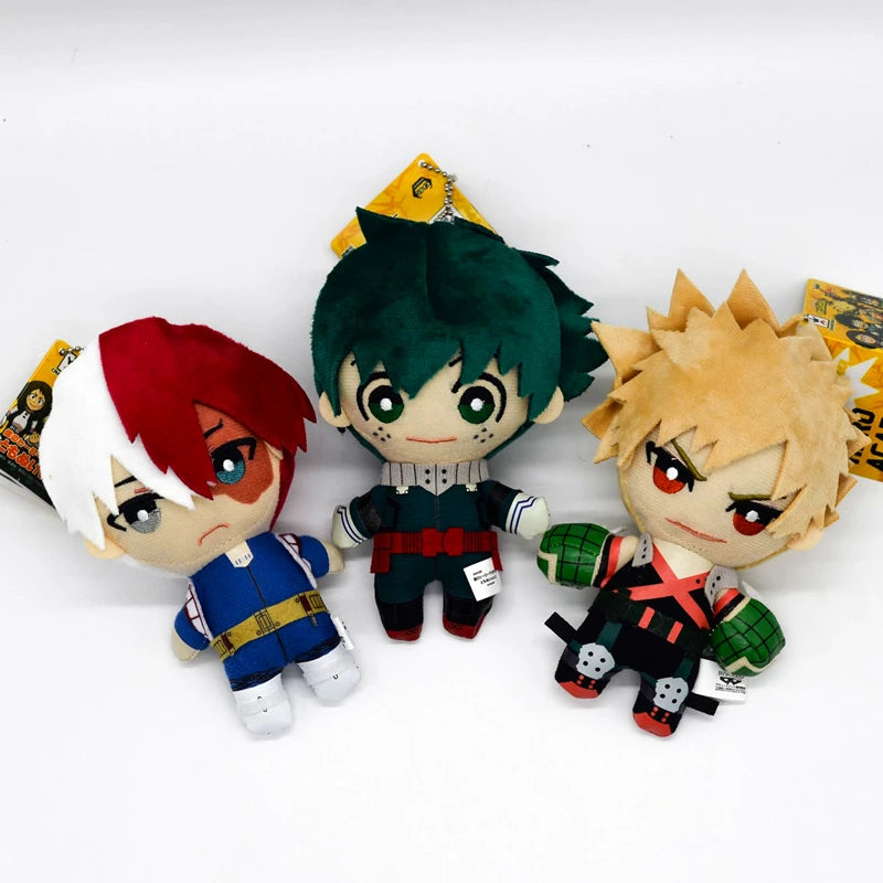 My Hero Academia 15cm Plush – Midoriya, Bakugo & Todoroki