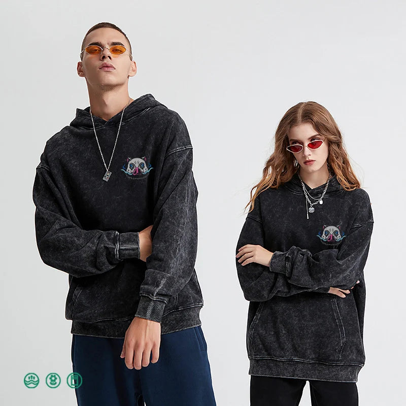 Inosuke Boar Washed Hoodie