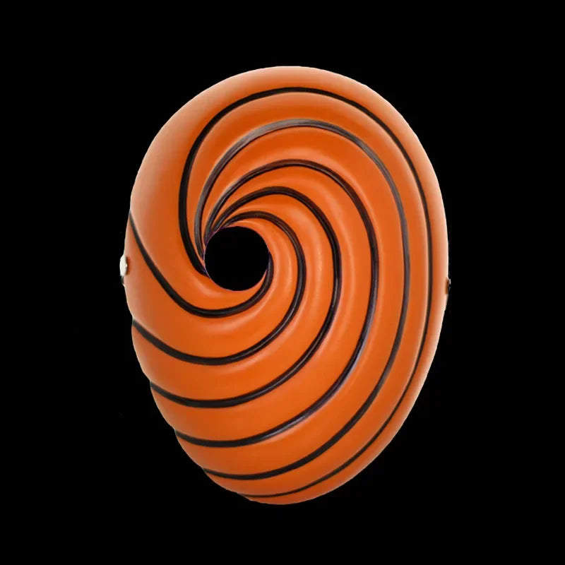 Naruto Tobi Obito Akatsuki Cosplay Mask – Full Face Resin Anime Prop