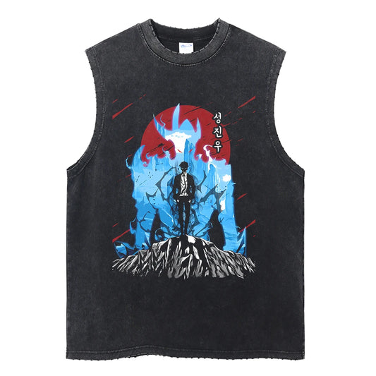 Sung Jin Woo Acid Wash Tank Top