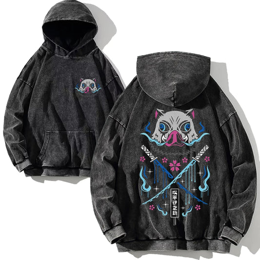 Inosuke Boar Washed Hoodie