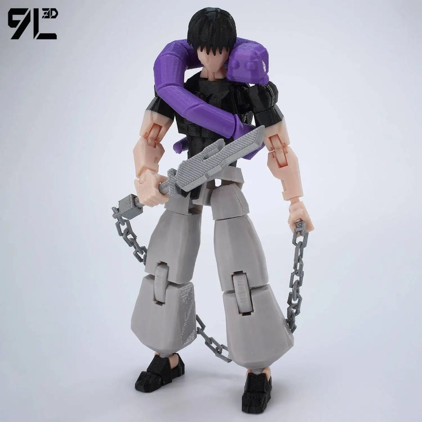 Jujutsu Kaisen 9L3D Lucky Dummy 13 Printed Action Figures