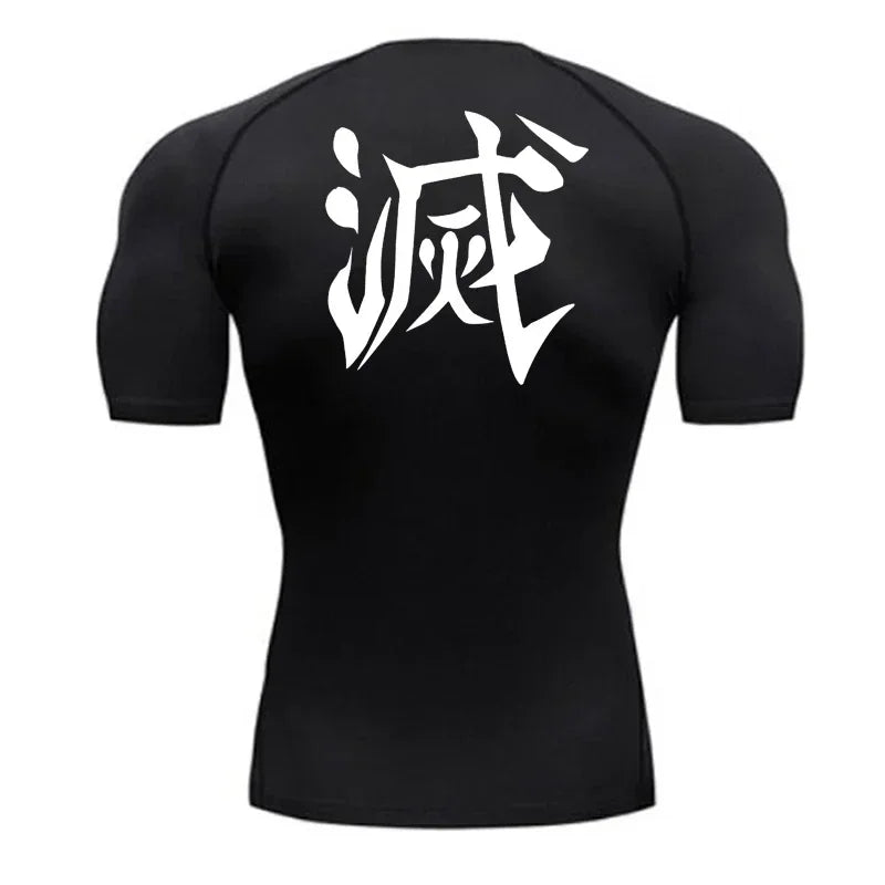 Tengen Uzui Destroy Compression Gym T-Shirt