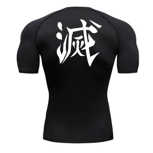 Tengen Uzui Destroy Compression Gym T-Shirt