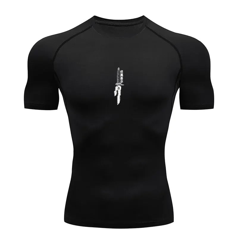Toji Fushiguro Compression Gym T-Shirt