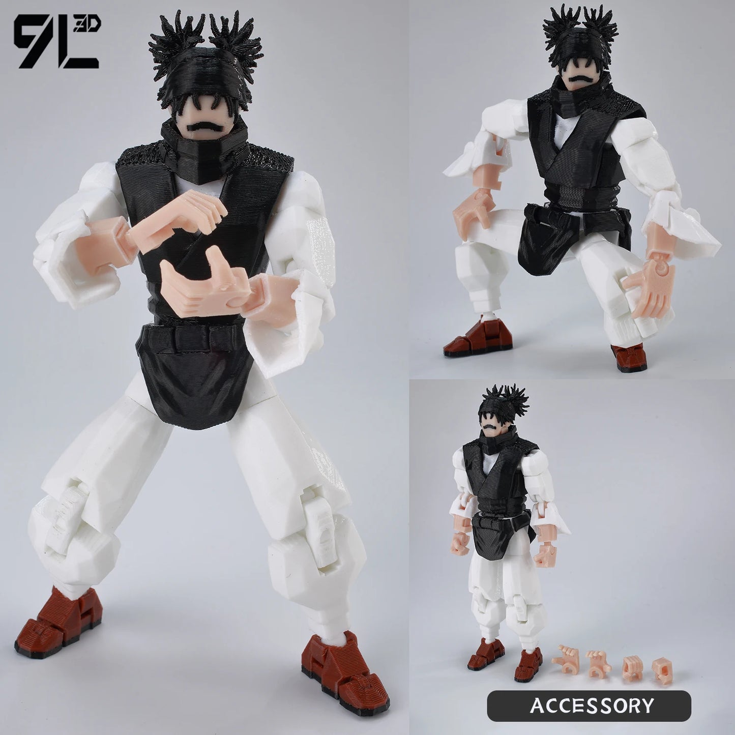 Jujutsu Kaisen 9L3D Lucky Dummy 13 Printed Action Figures