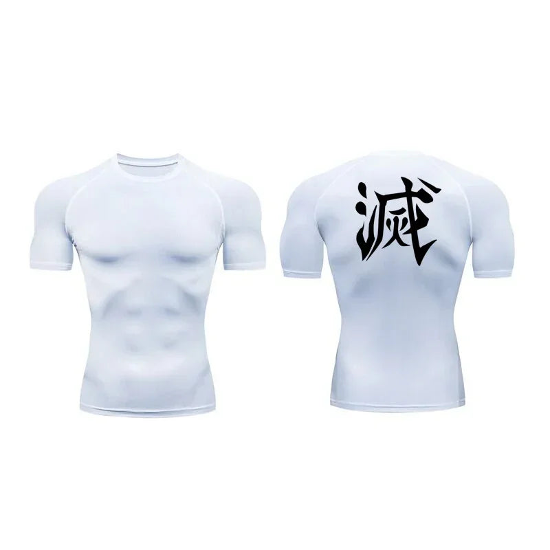 Tengen Uzui Destroy Compression Gym T-Shirt