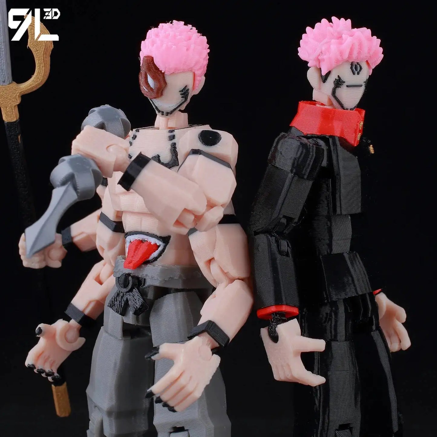 Jujutsu Kaisen 9L3D Lucky Dummy 13 Printed Action Figures