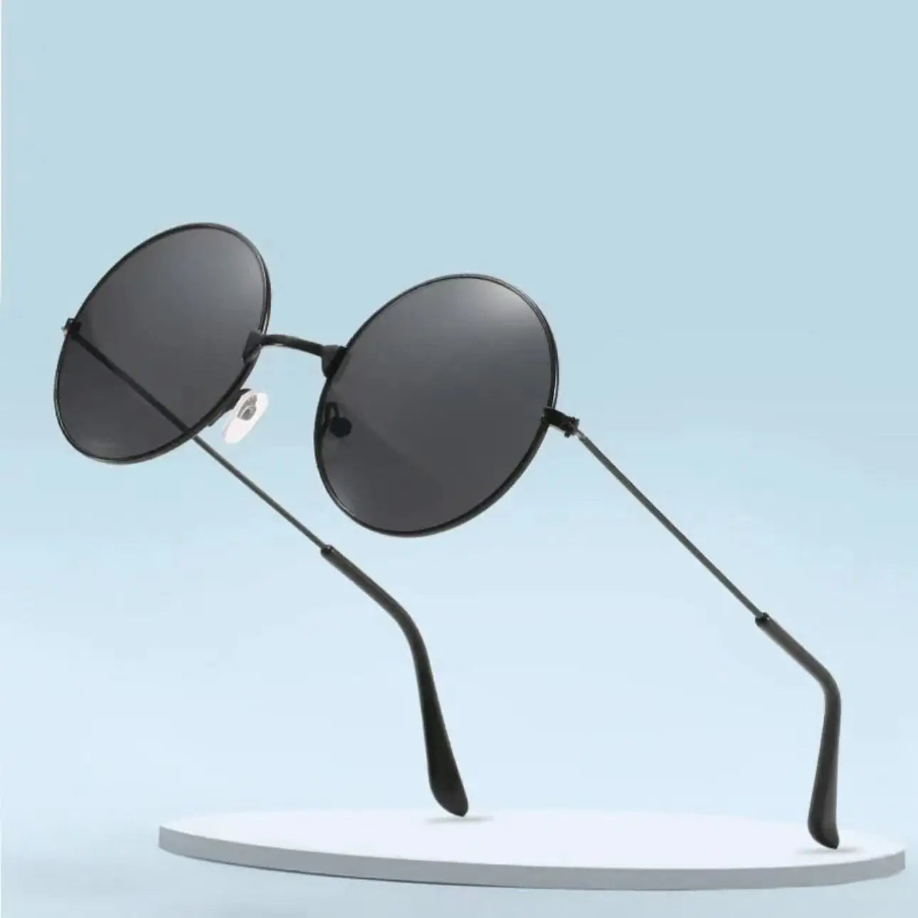 Jujutsu Kaisen Gojo Satoru Cosplay Sunglasses – Round Black Anime Eyewear