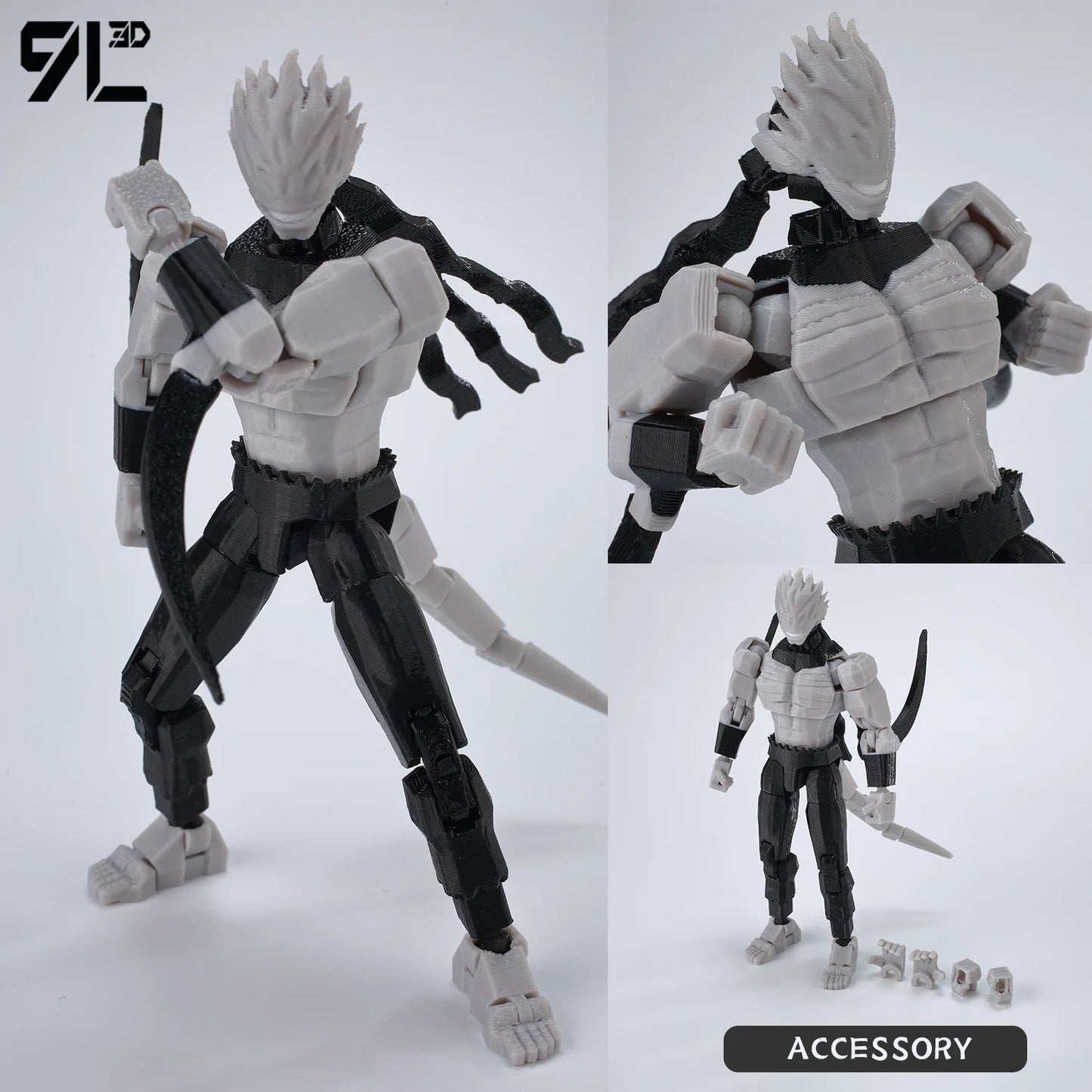 Jujutsu Kaisen 9L3D Lucky Dummy 13 Printed Action Figures