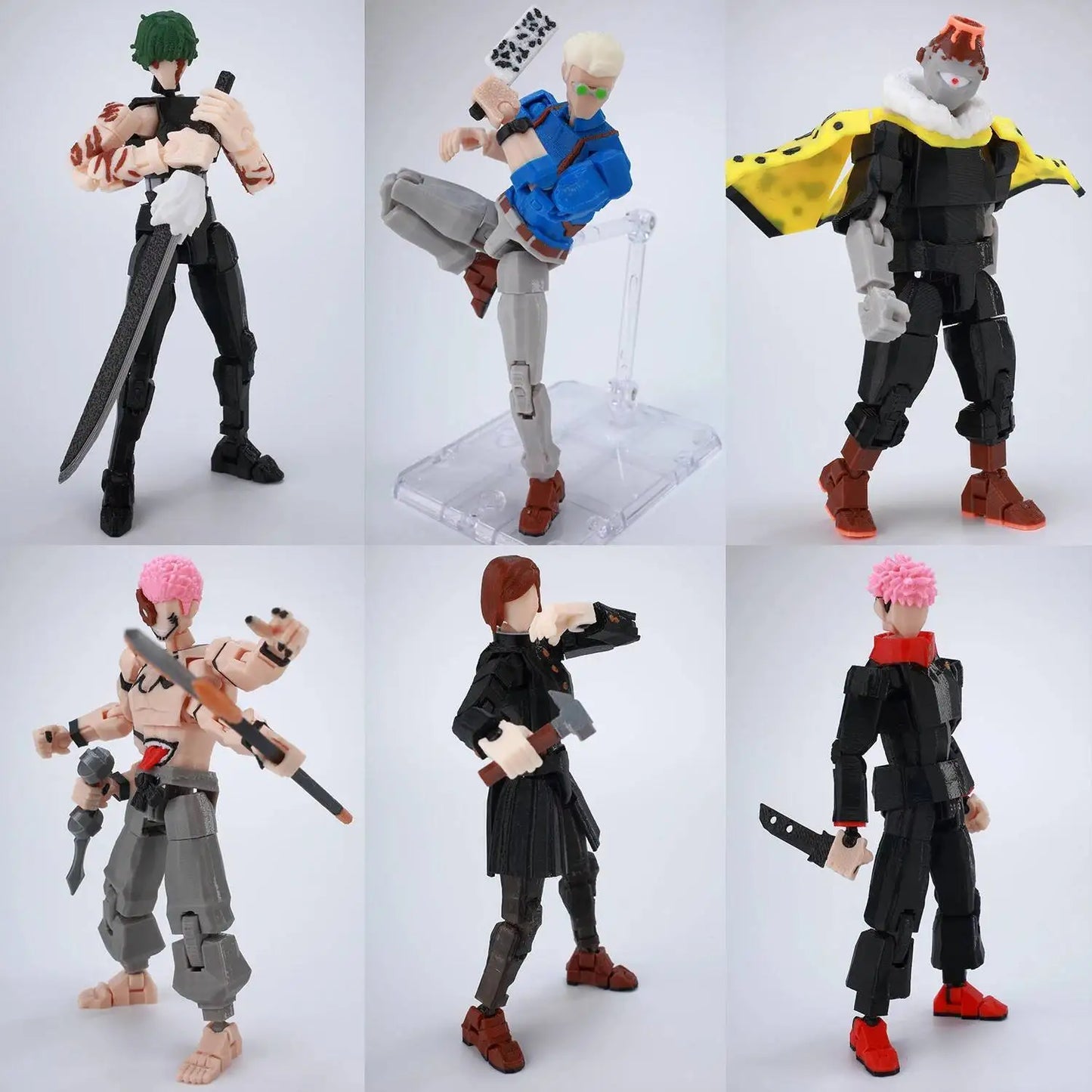 Jujutsu Kaisen 9L3D Lucky Dummy 13 Printed Action Figures