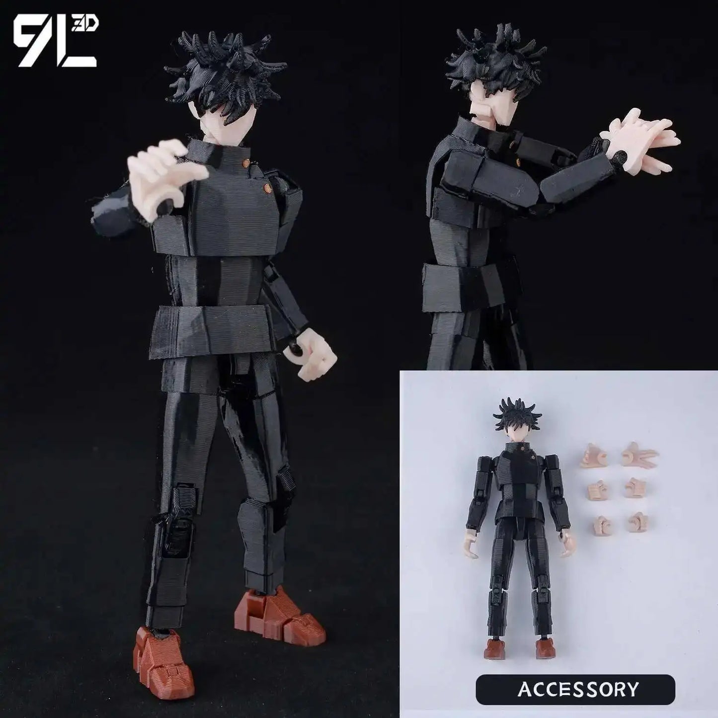 Jujutsu Kaisen 9L3D Lucky Dummy 13 Printed Action Figures