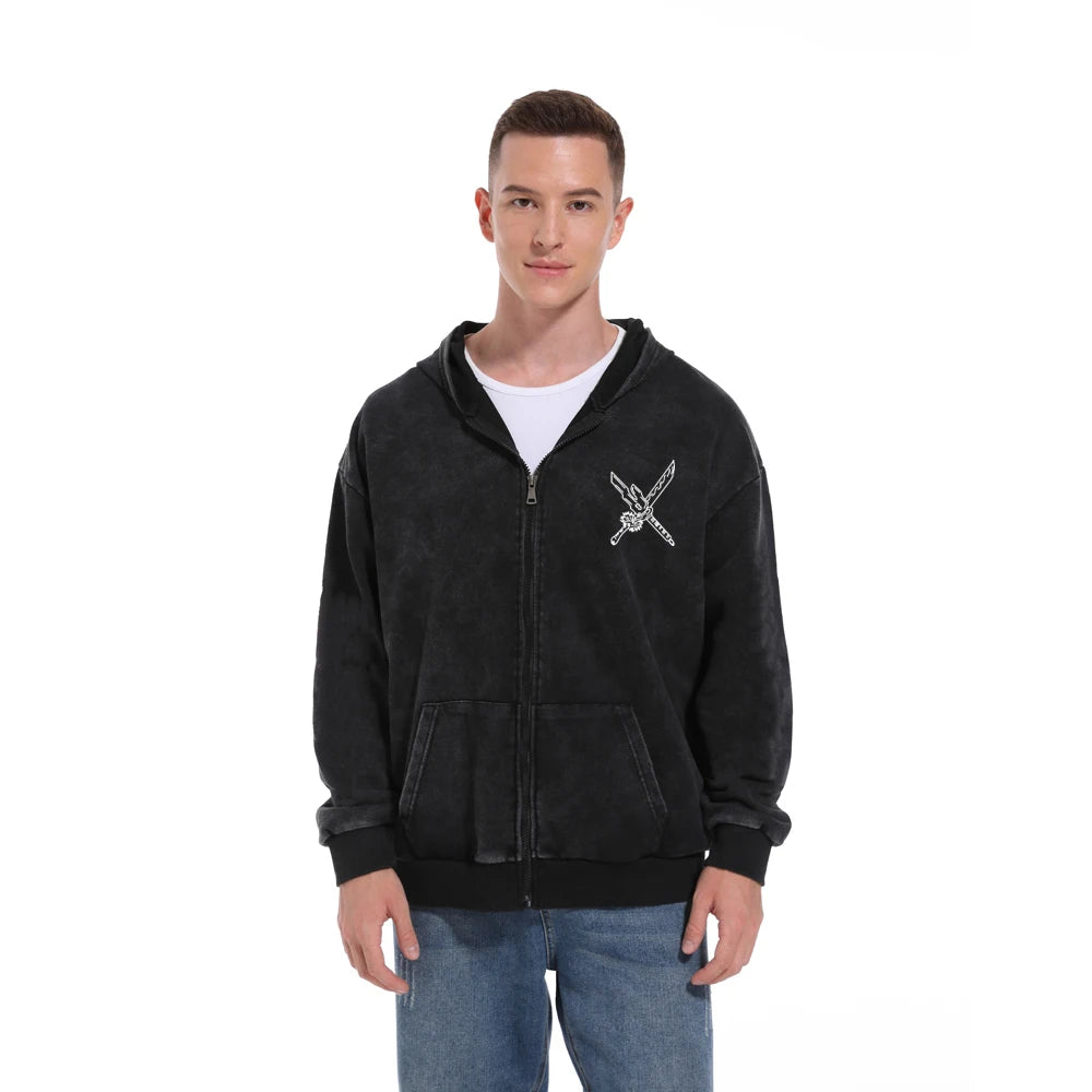 Toji Fushiguro Inverted Spear of Heaven Zipped Hoodie