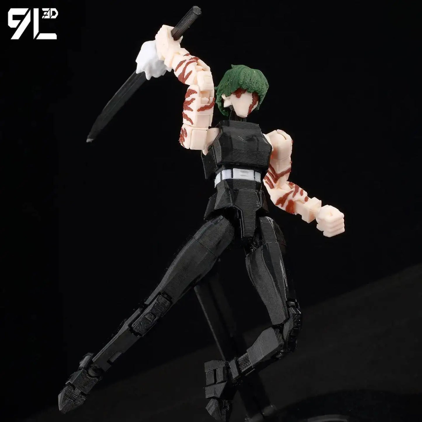 Jujutsu Kaisen 9L3D Lucky Dummy 13 Printed Action Figures