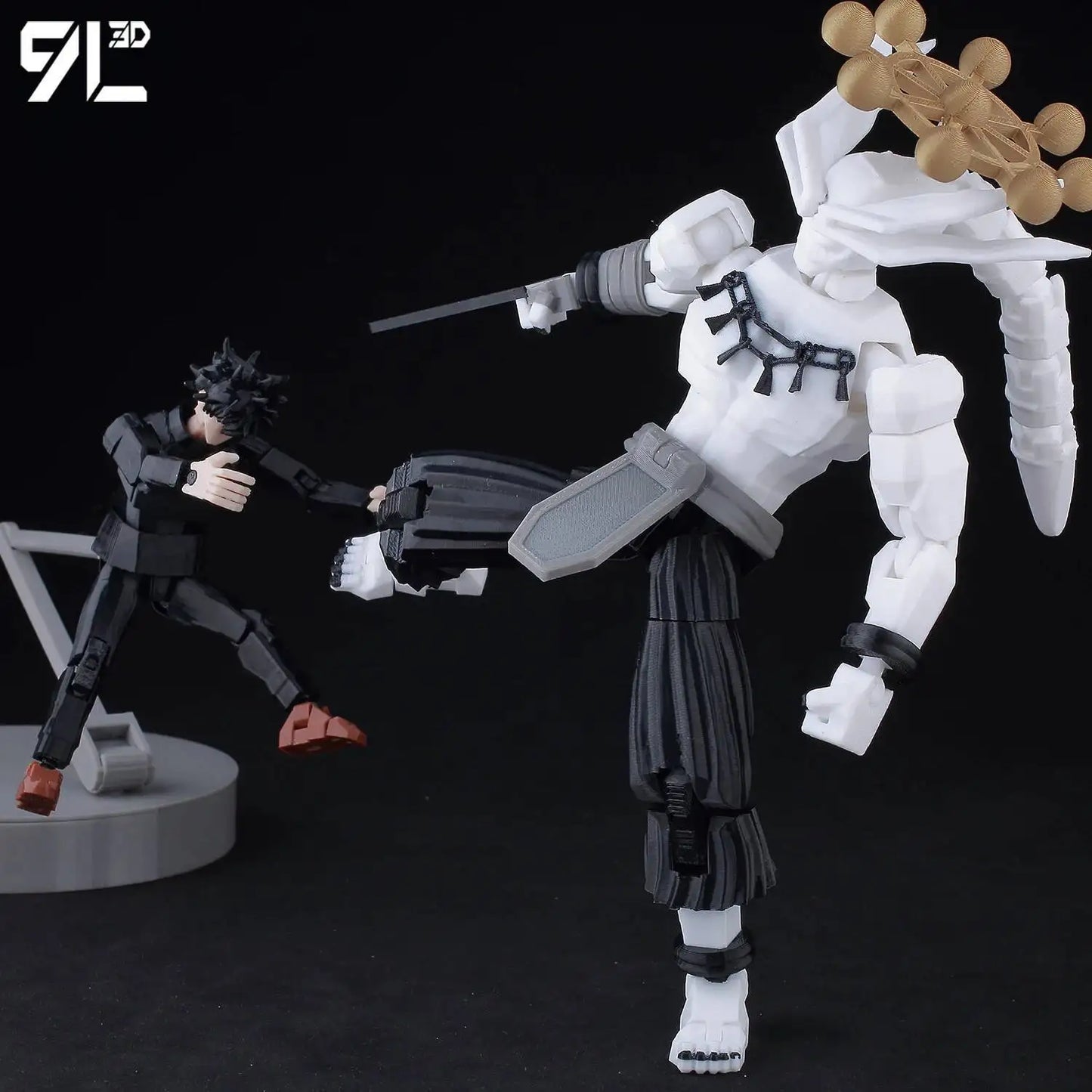 Jujutsu Kaisen 9L3D Lucky Dummy 13 Printed Action Figures