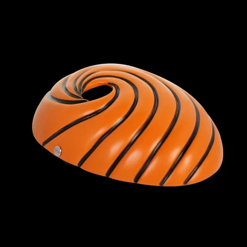 Naruto Tobi Obito Akatsuki Cosplay Mask – Full Face Resin Anime Prop