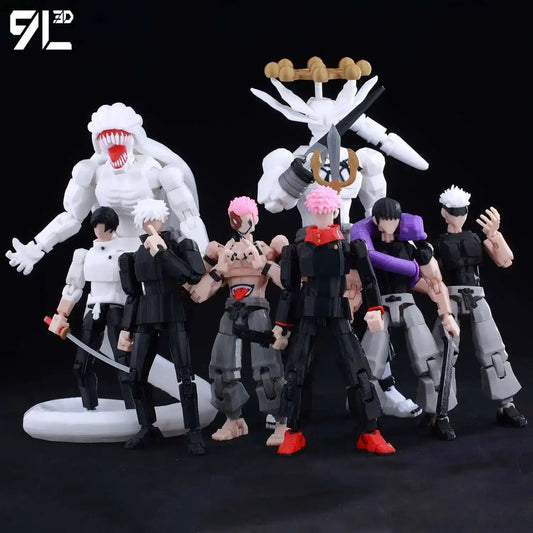 Jujutsu Kaisen 9L3D Lucky Dummy 13 Printed Action Figures