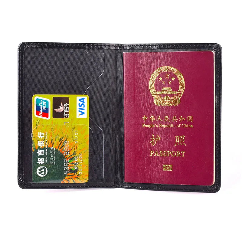 Naruto Hidden Leaf Village Premium Leather Passport Cover & Card Holder