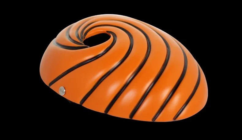 Naruto Tobi Obito Akatsuki Cosplay Mask – Full Face Resin Anime Prop