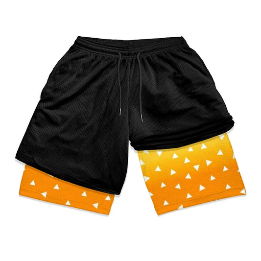 Zenitsu Thunder Gym Training Shorts
