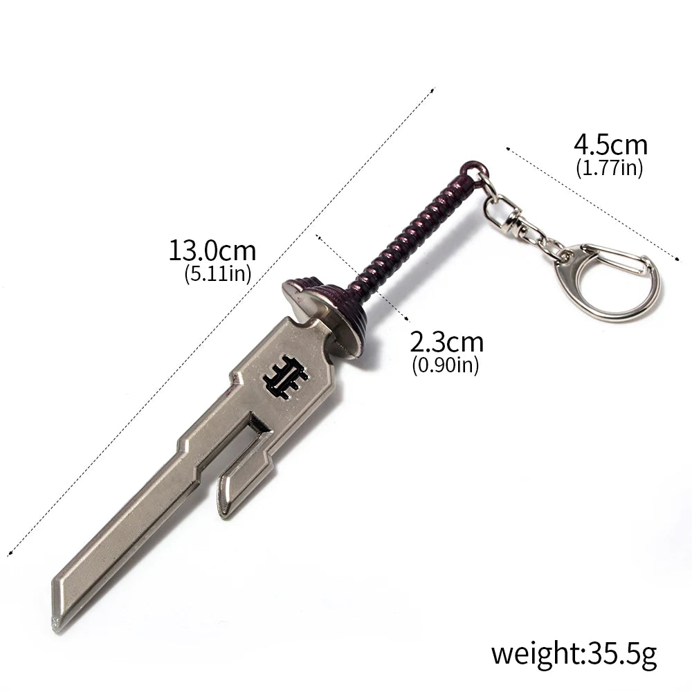 Jujutsu Kaisen Weapon Keyring Keychain Cosplay Nanami Kento & Toji Fushiguro