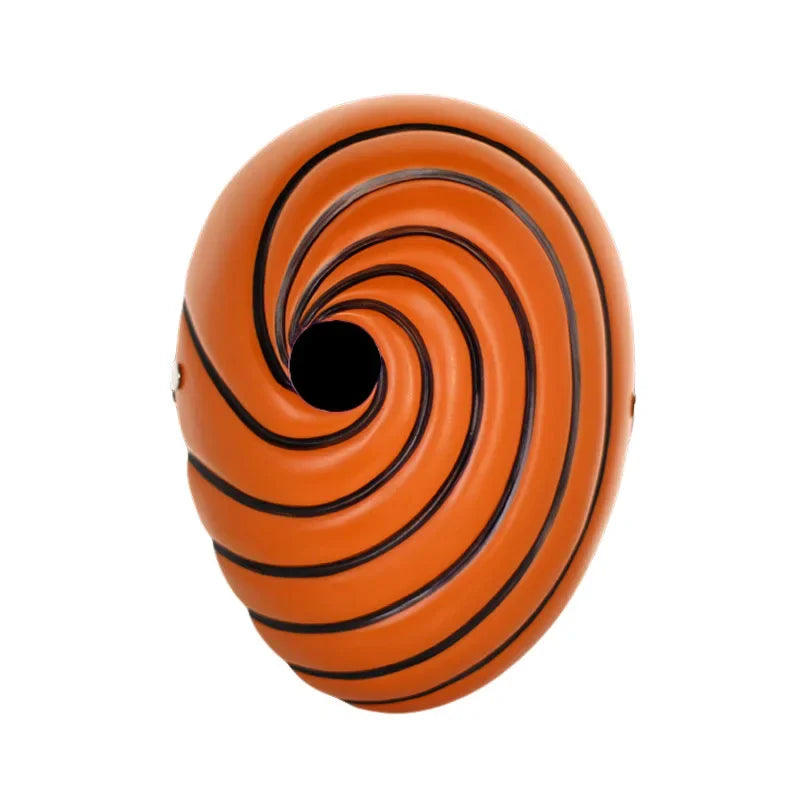Naruto Tobi Obito Akatsuki Cosplay Mask – Full Face Resin Anime Prop