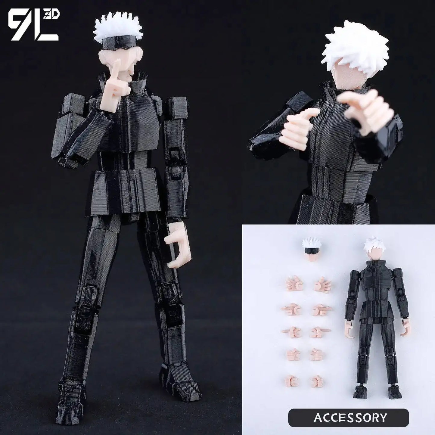 Jujutsu Kaisen 9L3D Lucky Dummy 13 Printed Action Figures