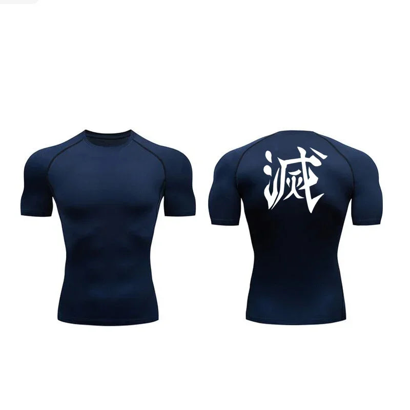 Tengen Uzui Destroy Compression Gym T-Shirt