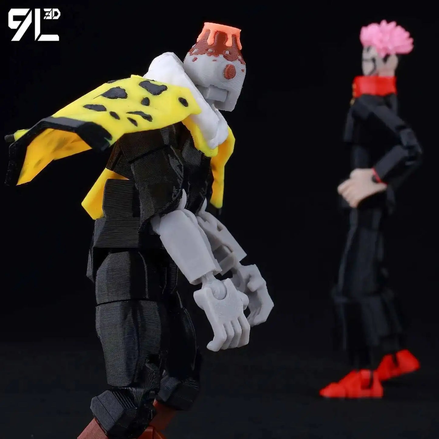 Jujutsu Kaisen 9L3D Lucky Dummy 13 Printed Action Figures