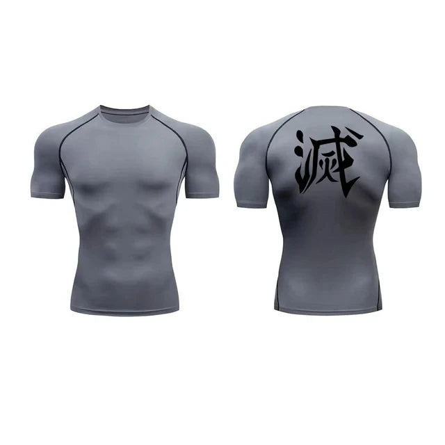 Tengen Uzui Destroy Compression Gym T-Shirt