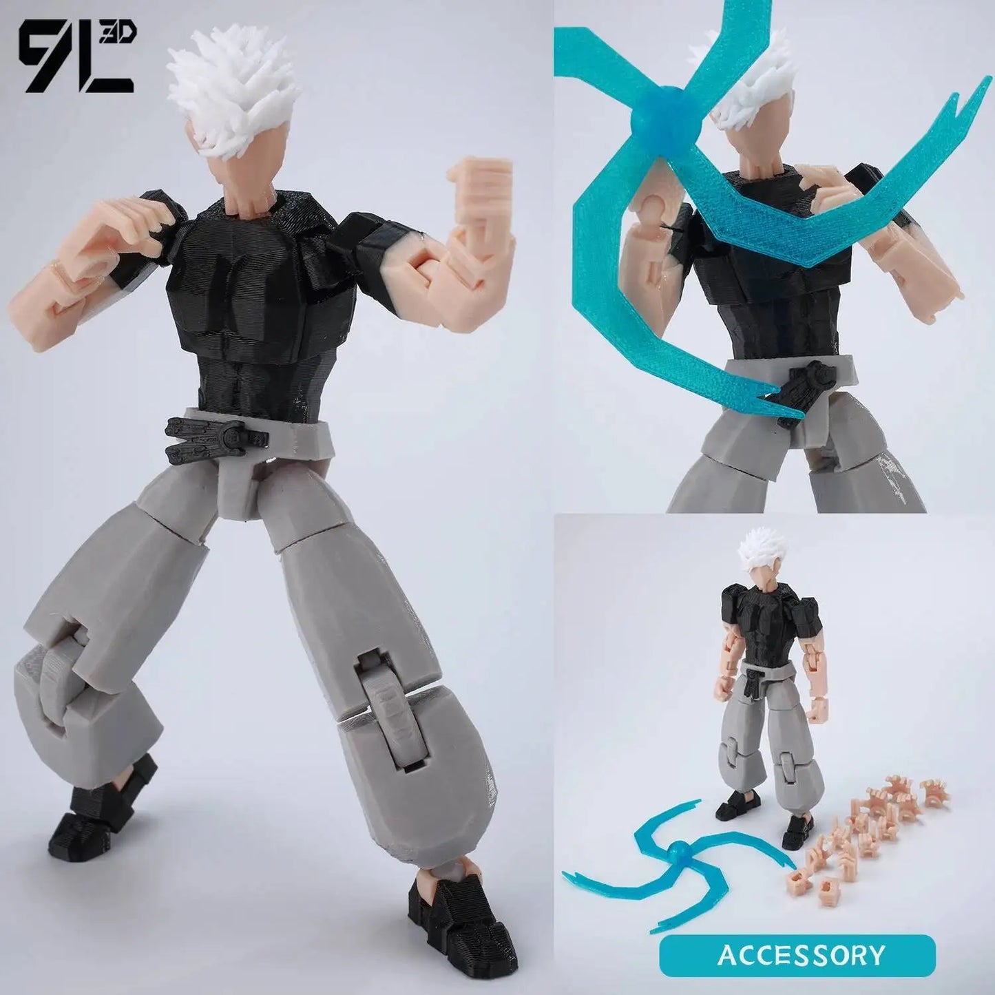Jujutsu Kaisen 9L3D Lucky Dummy 13 Printed Action Figures
