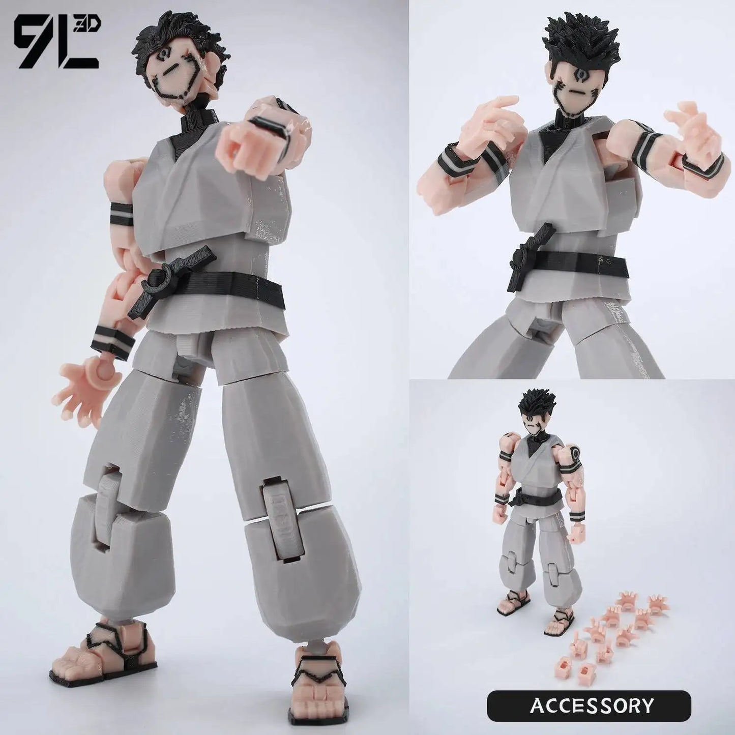 Jujutsu Kaisen 9L3D Lucky Dummy 13 Printed Action Figures