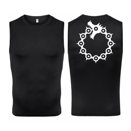 Meliodas Wrath Compression Gym Vest