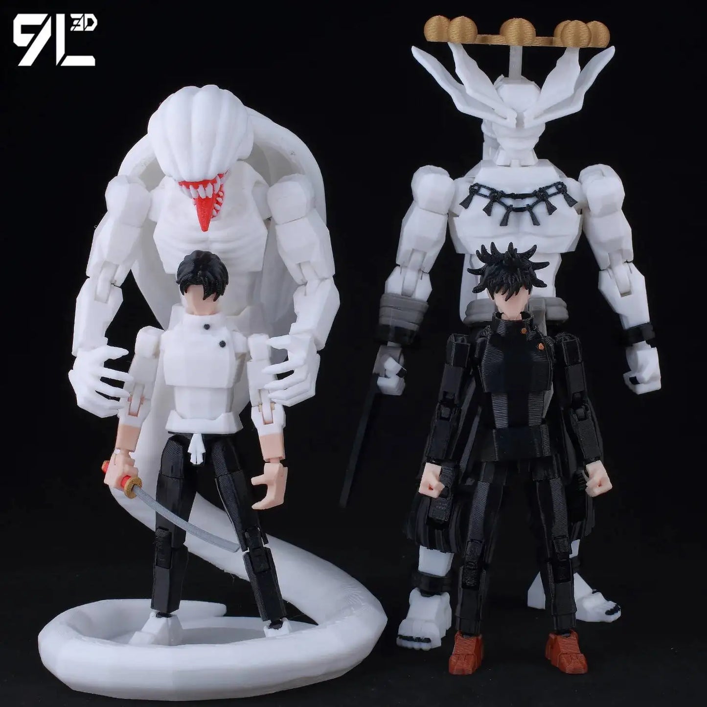Jujutsu Kaisen 9L3D Lucky Dummy 13 Printed Action Figures