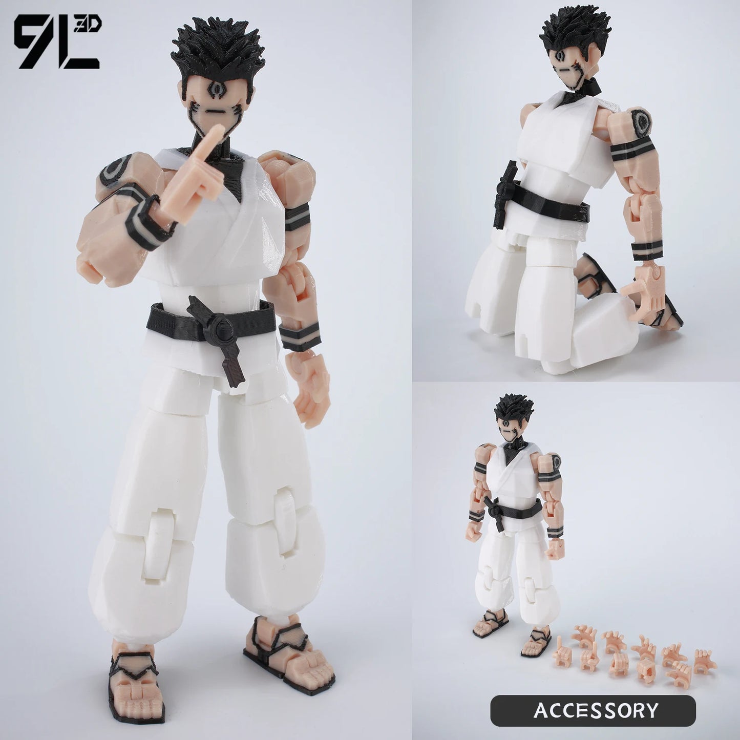 Jujutsu Kaisen 9L3D Lucky Dummy 13 Printed Action Figures