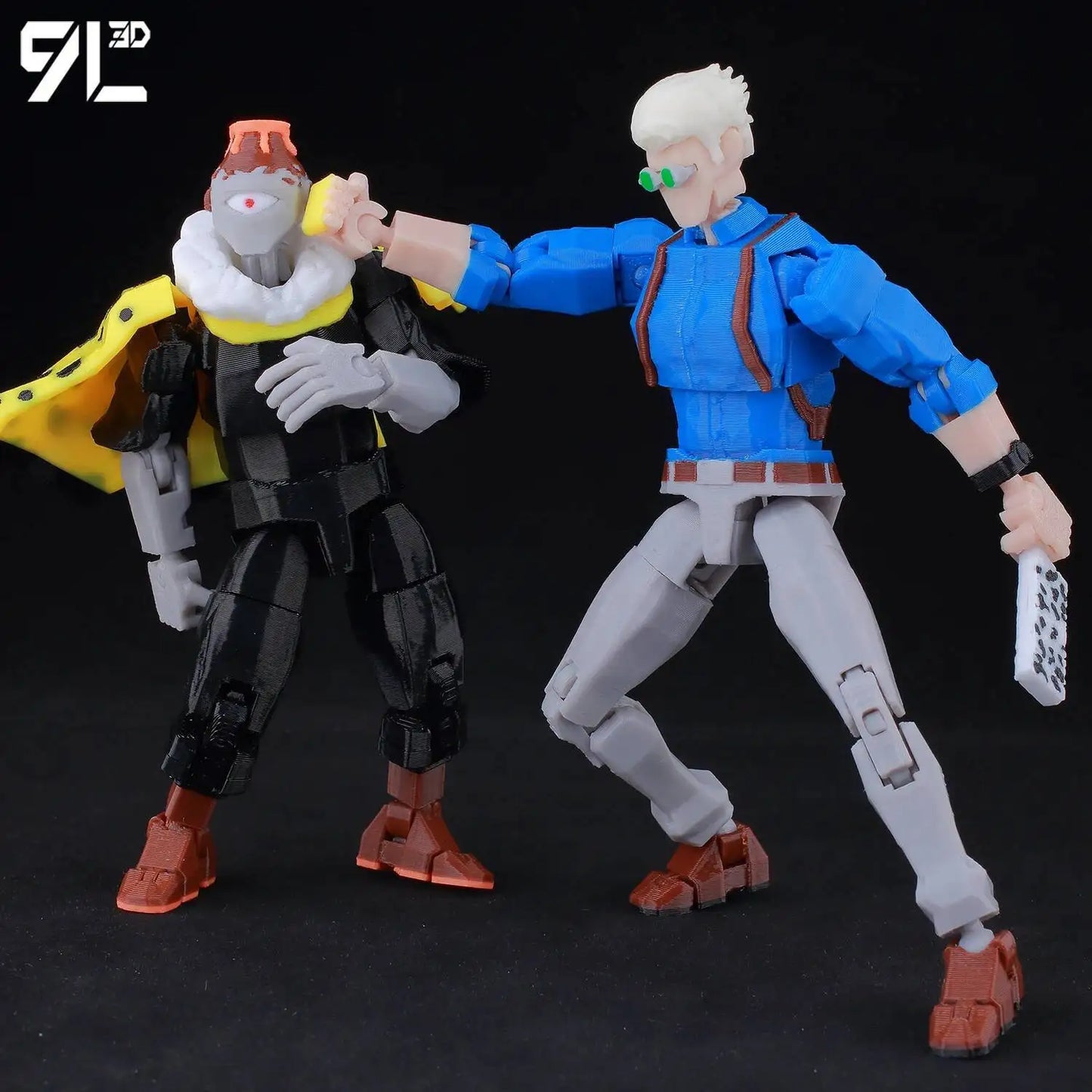 Jujutsu Kaisen 9L3D Lucky Dummy 13 Printed Action Figures