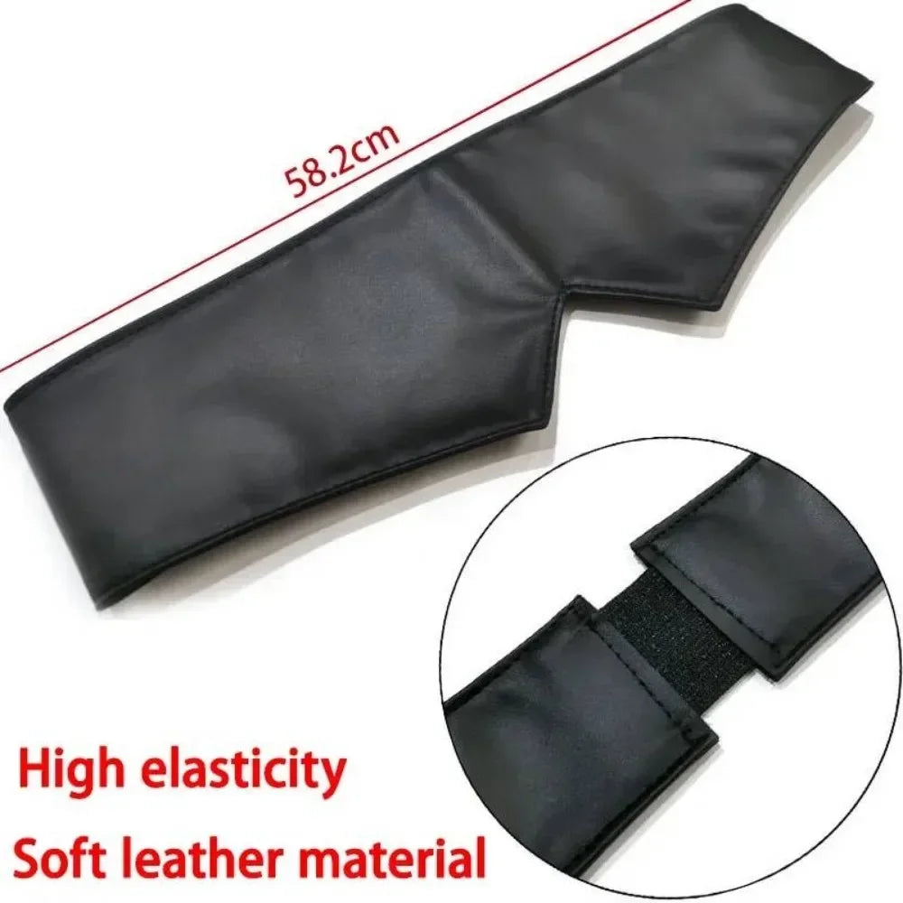 Jujutsu Kaisen Gojo Satoru Black Anime Blindfold – Premium Cosplay & Sleep Eyewear