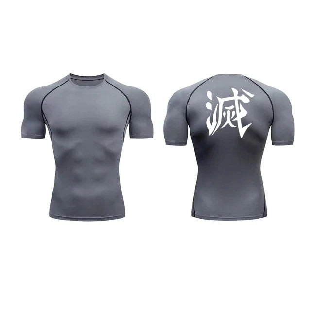 Tengen Uzui Destroy Compression Gym T-Shirt