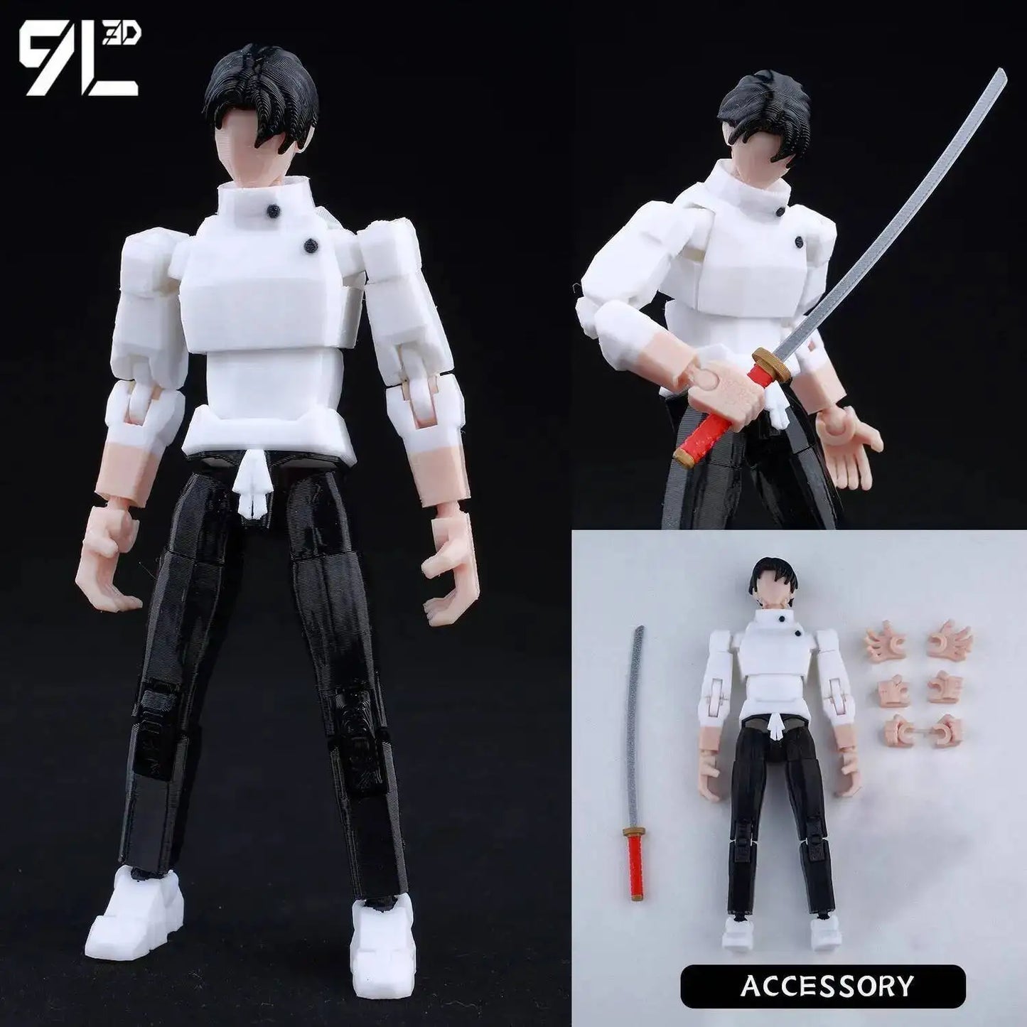 Jujutsu Kaisen 9L3D Lucky Dummy 13 Printed Action Figures
