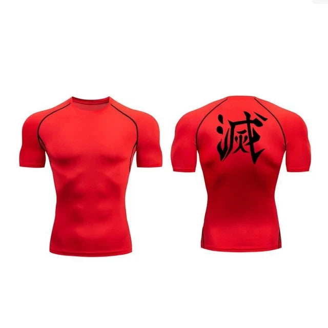 Tengen Uzui Destroy Compression Gym T-Shirt