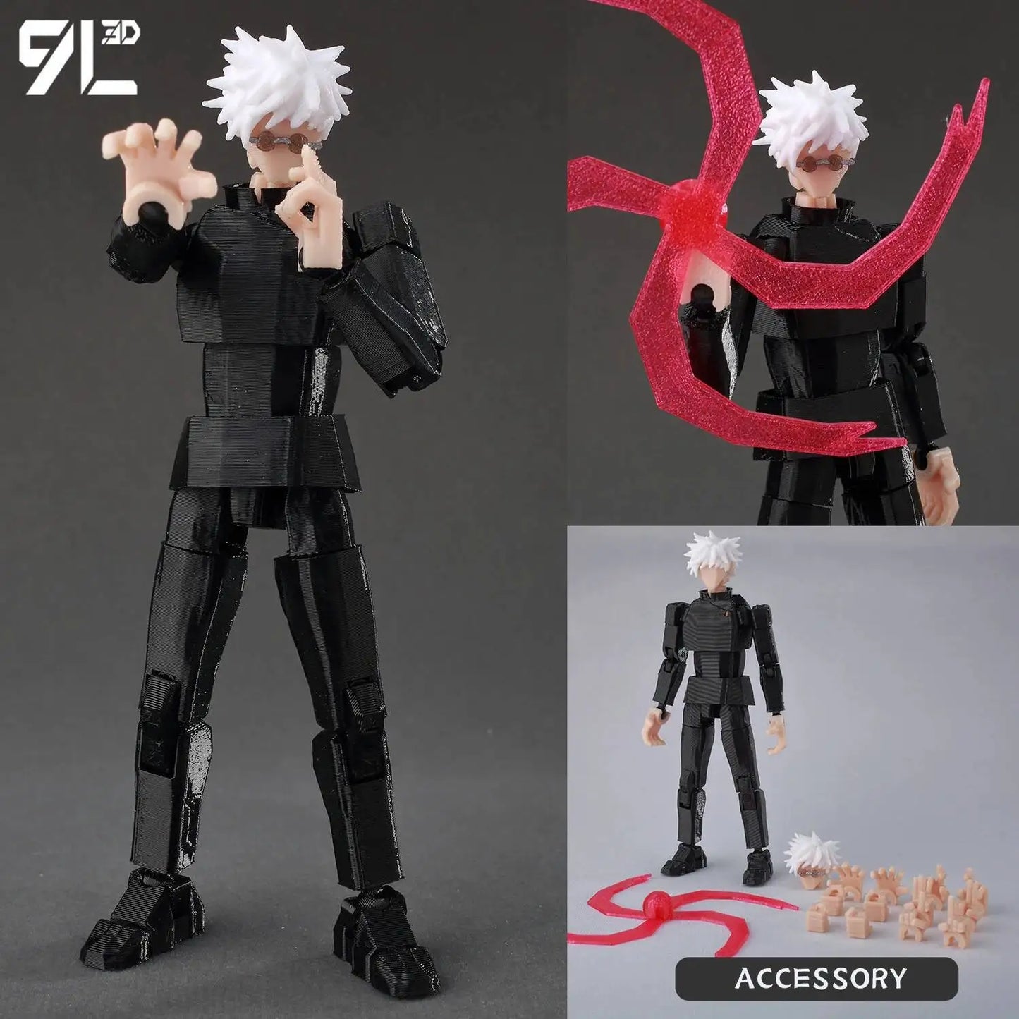 Jujutsu Kaisen 9L3D Lucky Dummy 13 Printed Action Figures