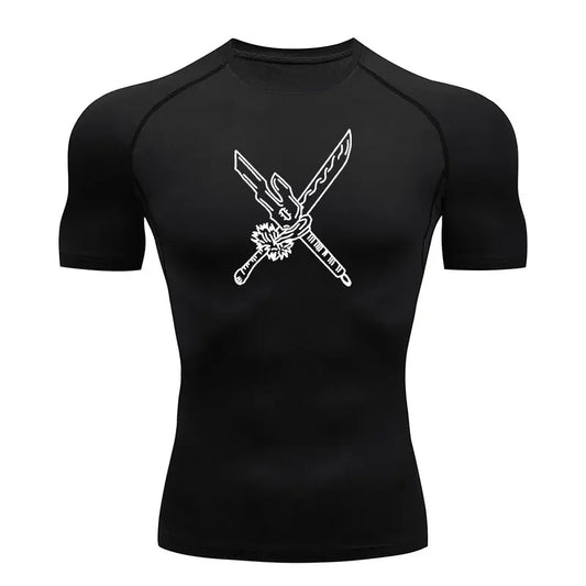Toji Fushiguro Weapons Compression Gym T-Shirt