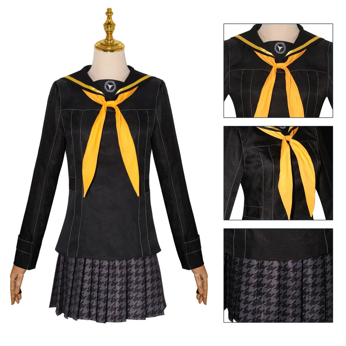 Persona 4 Golden Rise Kujikawa Cosplay Costume Full Set School Uniform Outfit