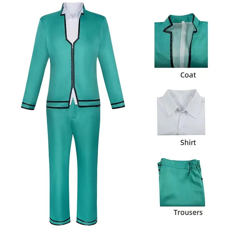 The Disastrous Life of Saiki K. Kusuo Saiki Cosplay Costume Uniform Full Set