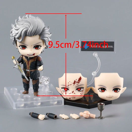 Baldur's Gate 3 Astarion 10cm Action Figure Nendoroid Style Boxed Elf Model BG3