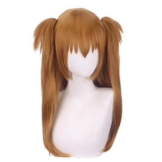 Neon Genesis Evangelion Asuka Langley School Uniform Cosplay Costume Set + Wig