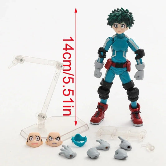 My Hero Academia Figma #323 #443 Deku Bakugo Action Figures 14cm Boxed Anime Toy